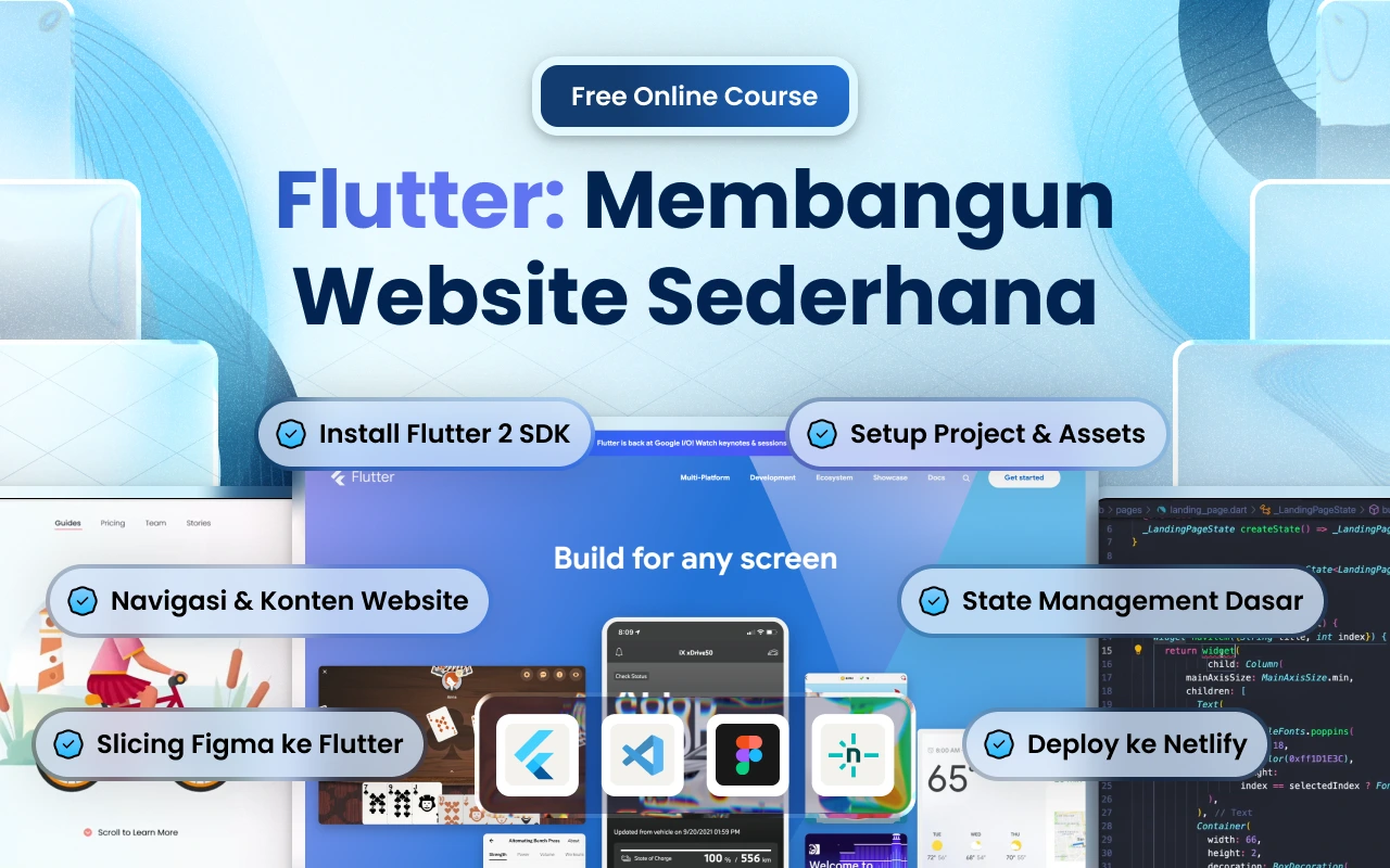 Flutter Membangun Website Sederhana